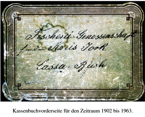 Kassenbuch fr den Zeitraum 1902 bis 1963
